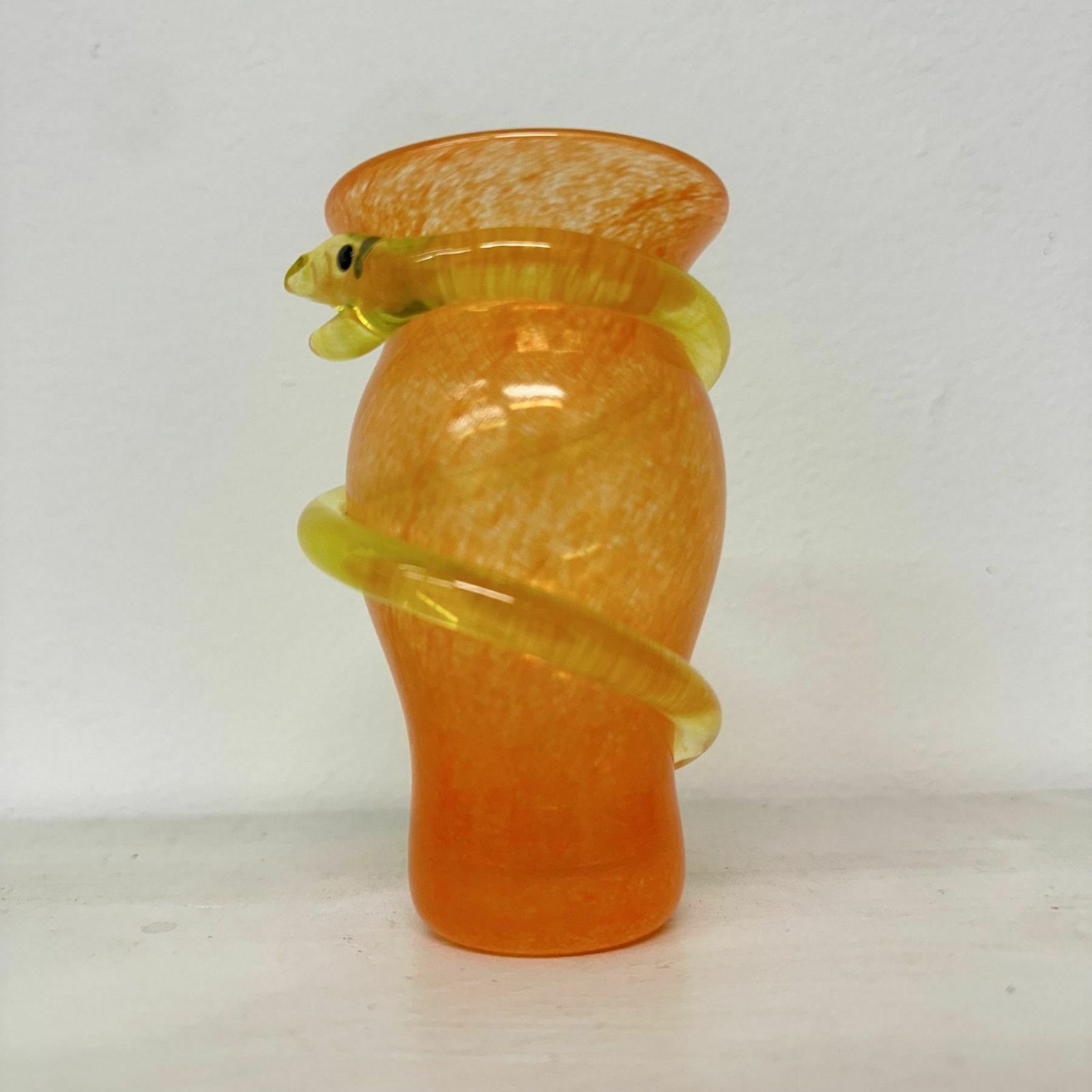 Ulrica Hydman For Kosta Boda Miniature Vase Snake, 1980s Sweden