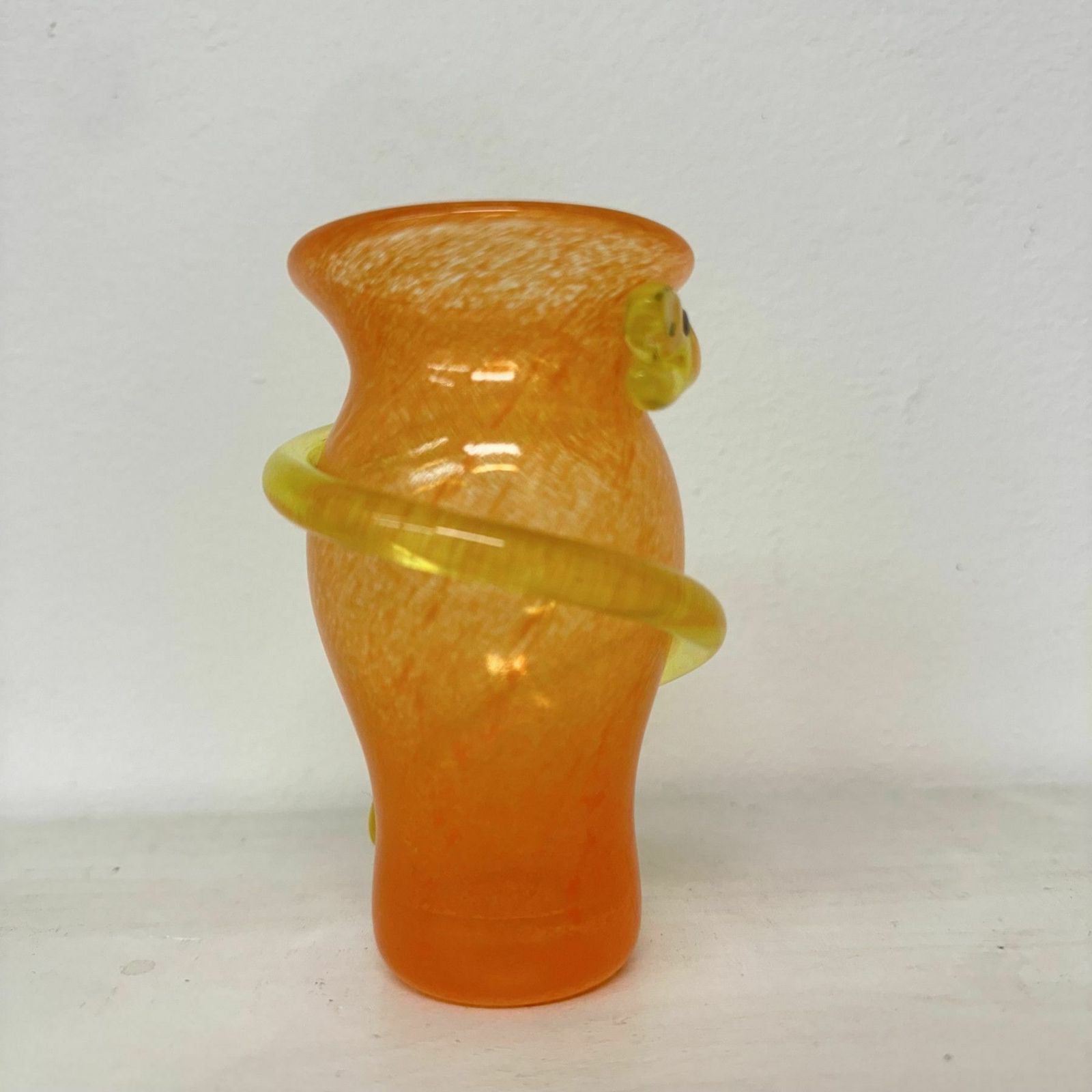 Ulrica Hydman For Kosta Boda Miniature Vase Snake, 1980s Sweden photo vintage