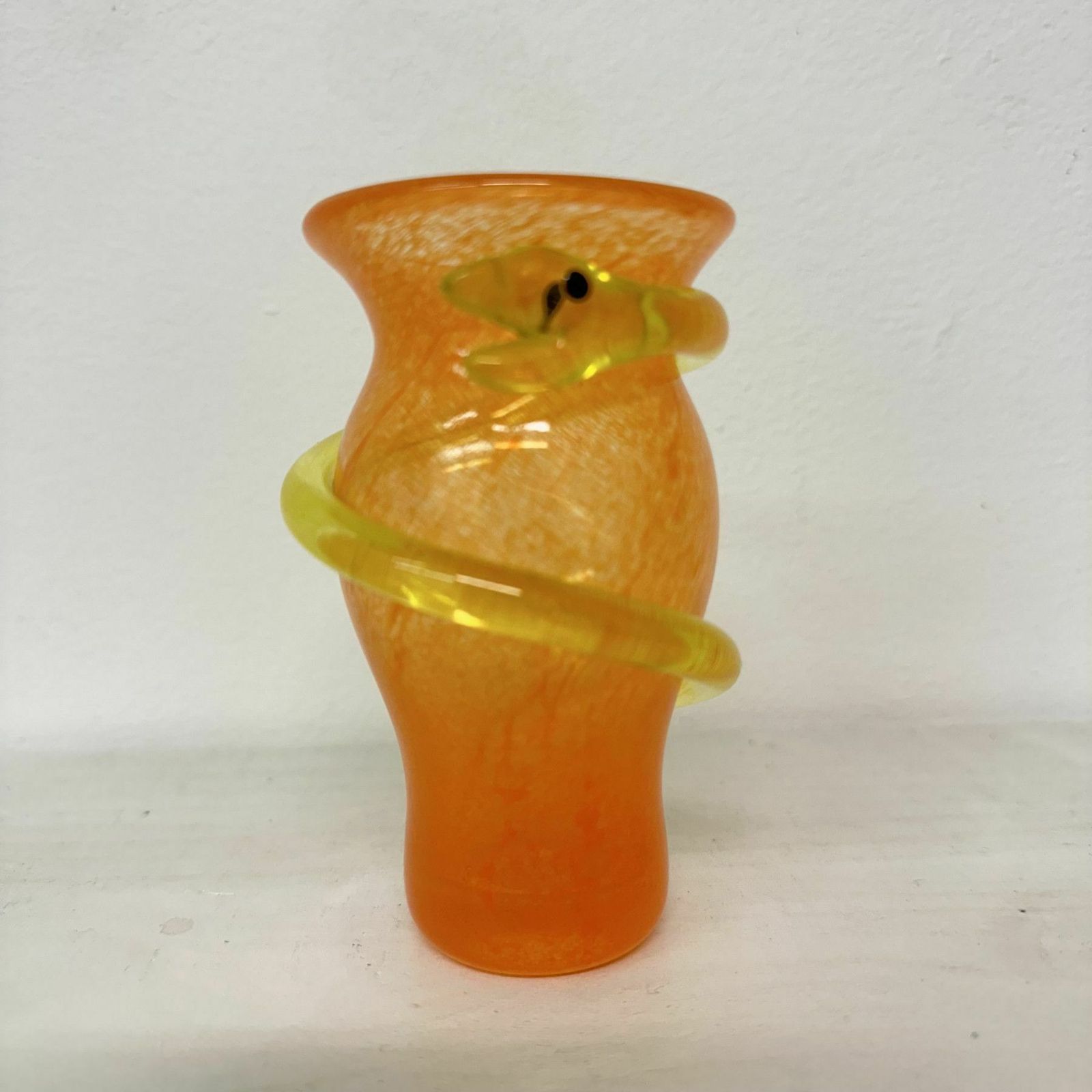photo furniture Ulrica Hydman For Kosta Boda Miniature Vase Snake, 1980s Sweden