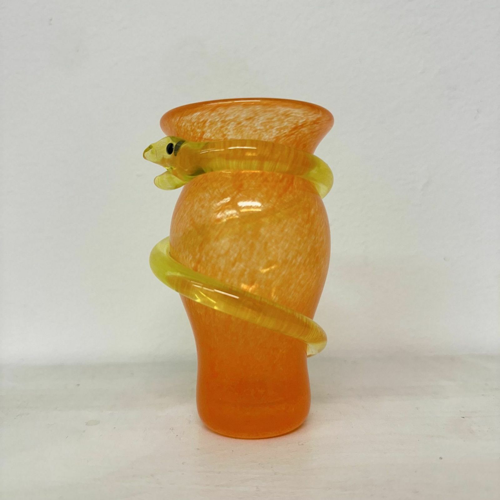 Woonaccessoires Ulrica Hydman Voor Kosta Boda Miniatuurvaas Slang, Jaren 1980 Zweden photo