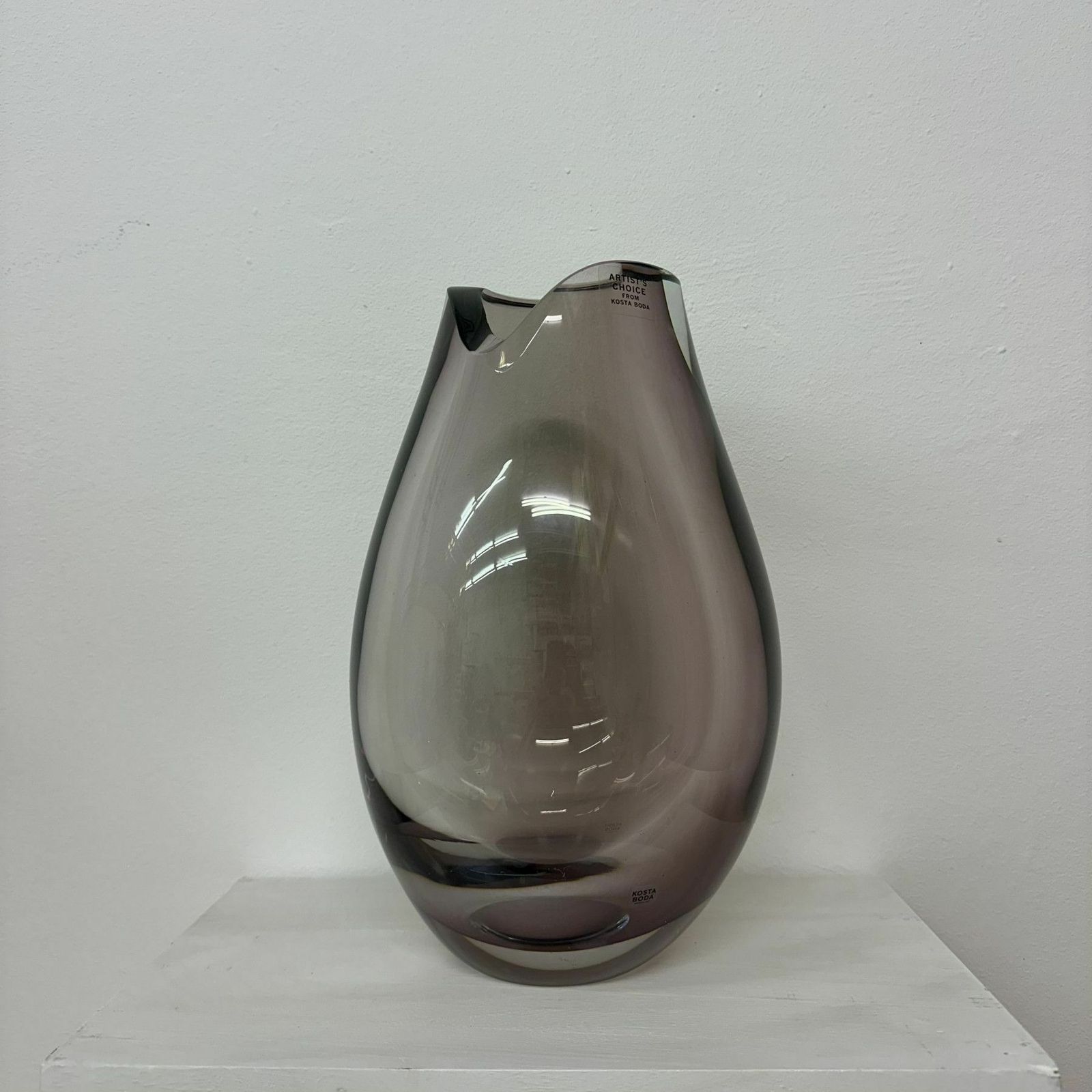 Kosta Boda Art Glass Vase 'Opus' Göran Wärff, 2006