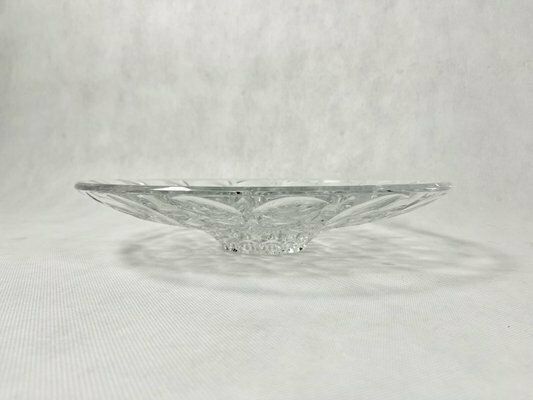 Crystal Glass Bowl By Rudolf Schröter For Sklo Union, 1950s photo vinterior