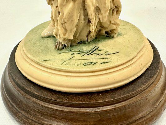 Art Deco Style Adl Figurines By Vittorio Tessaro, 1970s, Set Of 2 photo 189.0