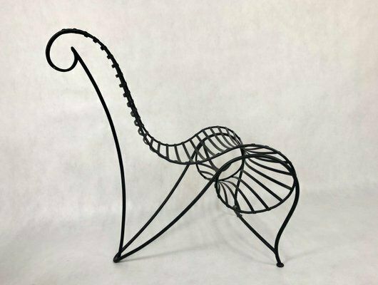 Spine Chair By André Dubreuil, 1986 photo buy