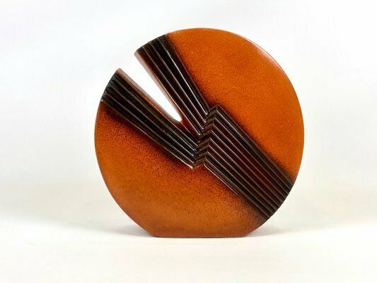 Mid Century Italian Vase By Ennio Lucini For Star Ceramiche Vicenza, 1970s photo furniture