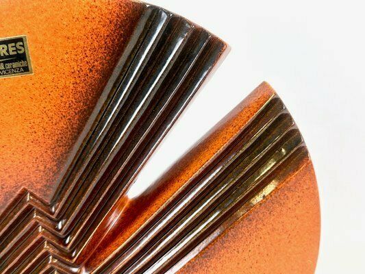 Home Decor Mid Century Italian Vase By Ennio Lucini For Star Ceramiche Vicenza, 1970s photo