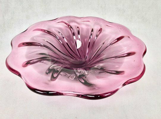Bohemian Glass Bowl Attributed To Josef Hospodka For Chribska, 1960s photo Home Decor