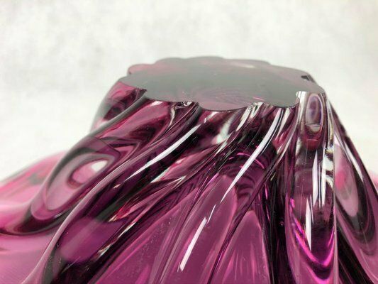 Bohemian Glass Bowl Attributed To Josef Hospodka For Chribska, 1960s photo buy