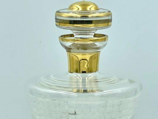 Art Deco Style Bohemian Liquor Set From Borocrystal, 1950s, Set Of 5 photo buy