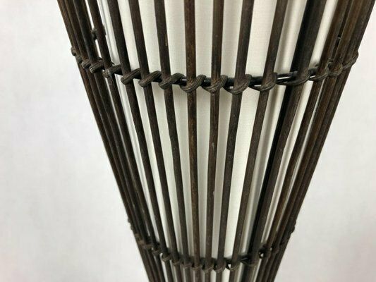 Quent Bamboo Floor Lamp, 1990s photo vinterior