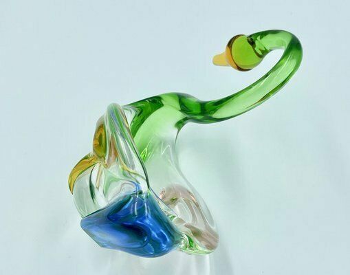 Rhapsody Glass Swan By Frantisek Zemek For Sklana Mstisov, 1960s photo Home Decor