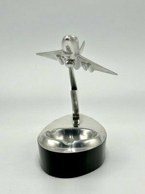 photo for sale Art Deco Aluminium Desk Plane Miniature, 1930s