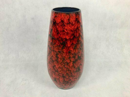 Mid Century Ceramic Vase No 529/38 From Scheurich, 1970s