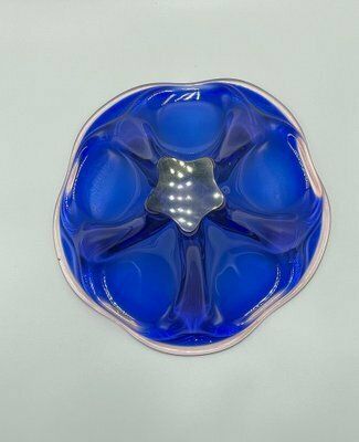 Art Glass Bowl Attributed To Josef Hospodka For Chribska Sklarna, 1960s photo for sale