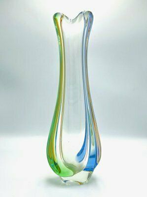 Rhapsody Glass Swan Attributed To Frantisek Zemek For Sklan Mstisov, 1960s photo Home Decor