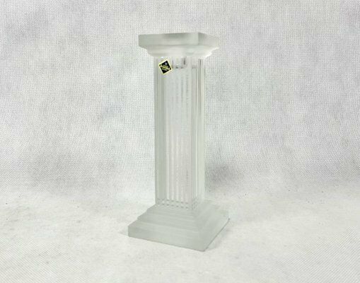 Crystal Cool Candleholder From Jihlava Sklarny Bohemia, Czech Republic photo buy
