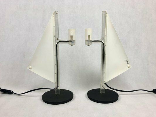 Nautilus Table Lamps By Barbaglia & Colombo For Italian Luce, 1990s, Set Of 2