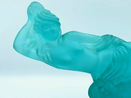 Czech Glass Bad Attendant Sculpture By Vally Wiesenthier For Desna, 1980s photo furniture