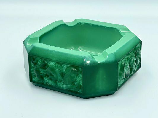 Zodiac Malachite Ashtray By Curt Schlevogt, Czechoslovakia, 1930s photo furniture