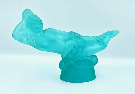 Czech Glass Bad Attendant Sculpture By Vally Wiesenthier For Desna, 1980s photo for sale