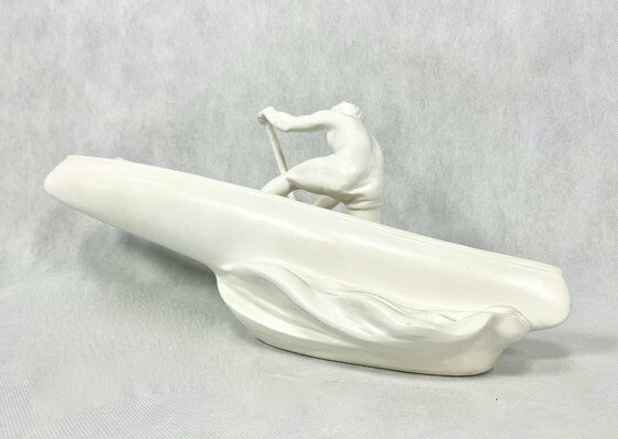 Rower Statue From Jihokera Bechyně, 1950s photo for sale