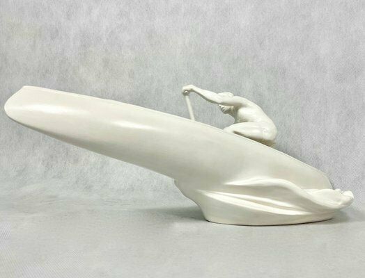 Rower Statue From Jihokera Bechyně, 1950s photo 315.0