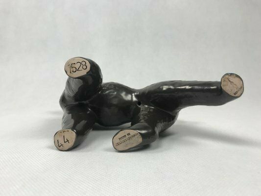 Ceramic Poodle Figurine From Znojmo, 1960s photo buy