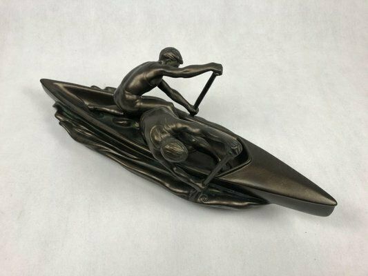 Jihokera, Sculpture Of Two Rowers, Czechoslovakia, 1960s photo vinterior