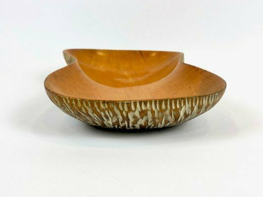 Italian Wooden Bowl By Aldo Tura For Macau Cusan, Milan, 1950s photo furniture