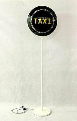 Yellow Cab New York Taxi Floor Lamp/Sign, 1990s photo for sale