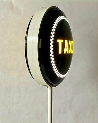 photo buy Yellow Cab New York Taxi Floor Lamp/Sign, 1990s