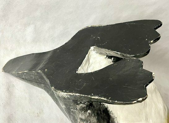 Large Vintage Paper Mache Penguin Sculpture, 1970s photo buy