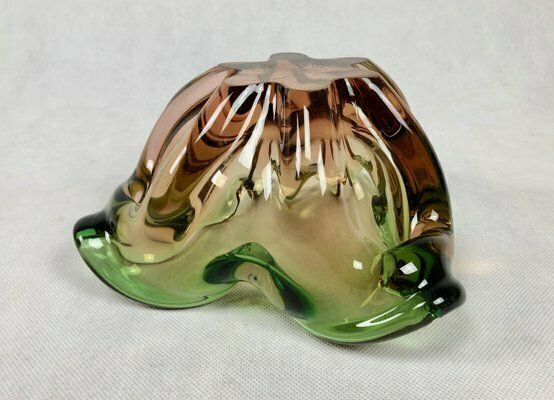 Art Glass Bowl By Josef Hospodka For Chribska Sklarna, 1960s photo Home Decor
