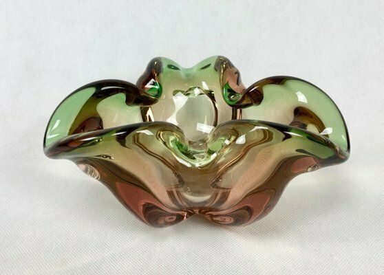 189.0 Art Glass Bowl By Josef Hospodka For Chribska Sklarna, 1960s photo