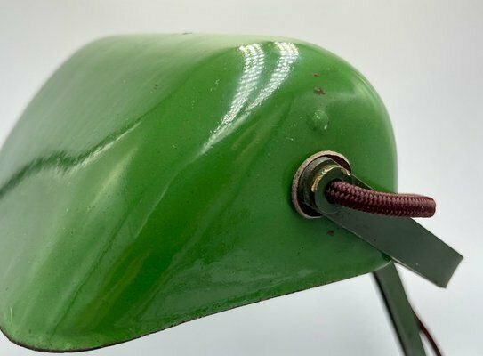 Vintage Bankers Desk Lamp From Astral, 1940s photo vinterior