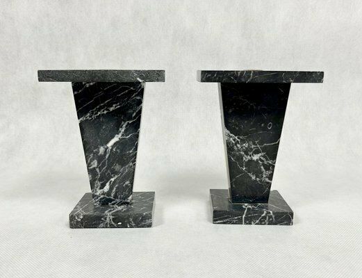 Art Deco Marble Mini Pedestals, 1930s, Set Of 2 photo Home Decor