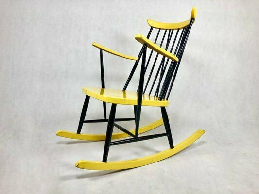 Mid Century Rocking Chair Attributed To Lucian Ercolani For Ercol, 1960s photo for sale