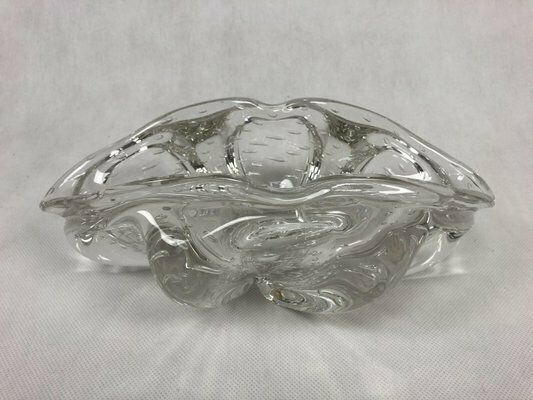 Bohemian Glass Bowl Attributed To Josef Hospodka For Chribska Sklarna, 1960s photo furniture