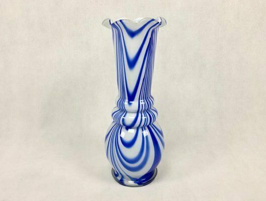 Vintage Murano Opaline Florence Vase Attributed To Carlo Moretti, 1970s photo buy