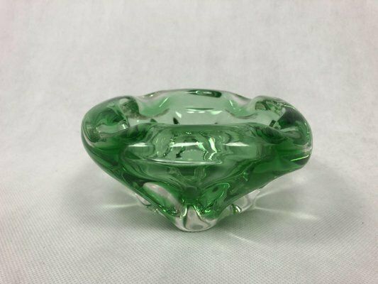 Art Glass Ashtray By Josef Hospodka For Chribska Sklarna, 1960s photo 126.0