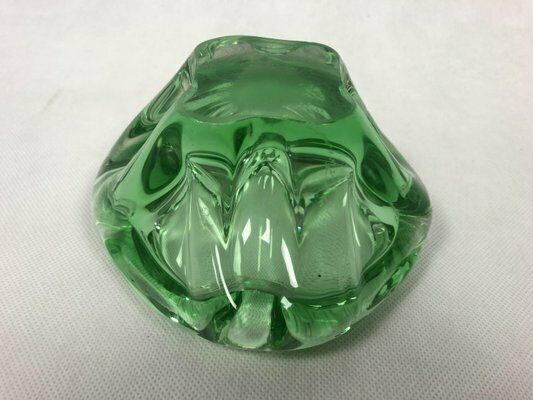 photo furniture Art Glass Ashtray By Josef Hospodka For Chribska Sklarna, 1960s