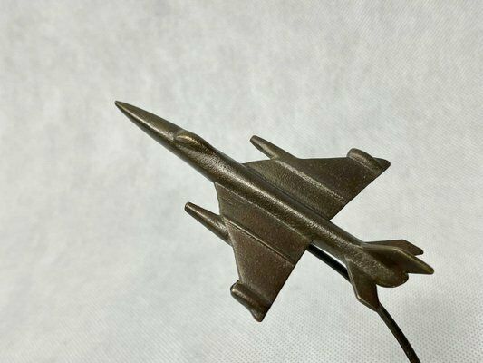 Mig 21 Desk Plane Model With Ashtray In Bronze, 1960s photo furniture