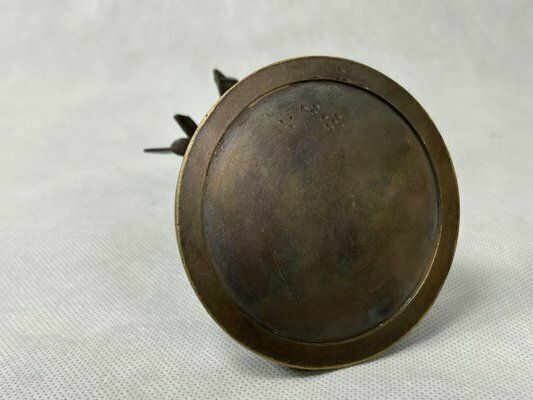 Mig 21 Desk Plane Model With Ashtray In Bronze, 1960s photo vintage