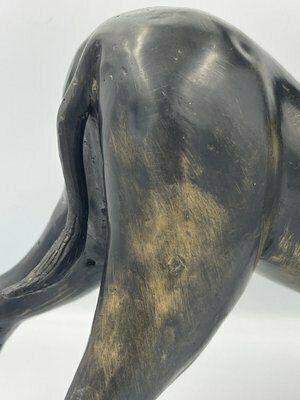 Large Bronze Gazelle Sculpture By Loet Vanderveen, 1970s photo buy