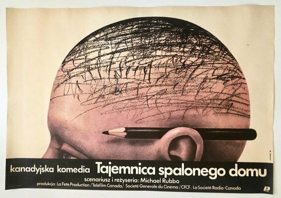 The Peanut Butter Solution Movie Poster By Wiesław Wałkuski, Poland, 1988 photo furniture