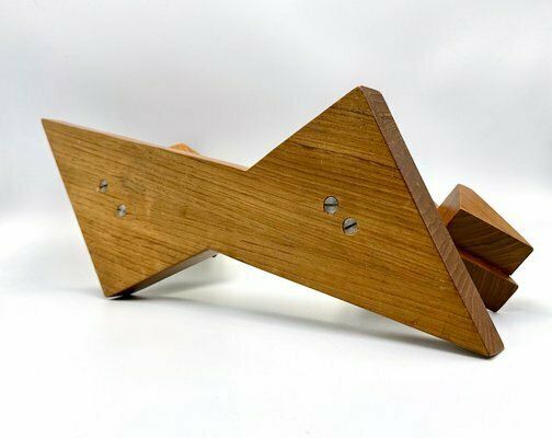 Mid Century Modern Teak Birds Sculpture With Candleholder, 1960s photo vintage