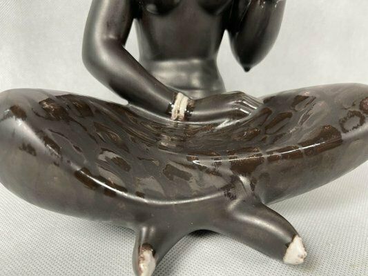 African Woman Figure By Jitka Forejtova For Keramia Znojmo, 1960s photo vinterior