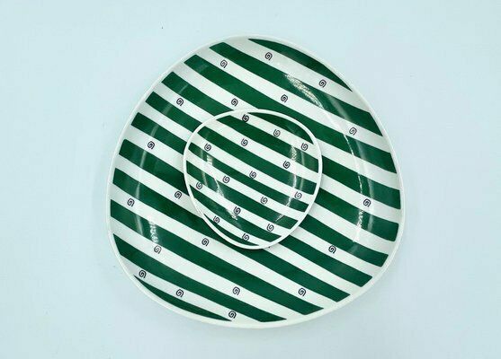 New Look Porcelain Plates From Metzler & Ortloff, Germany, 1960s, Set Of 2 photo vinterior