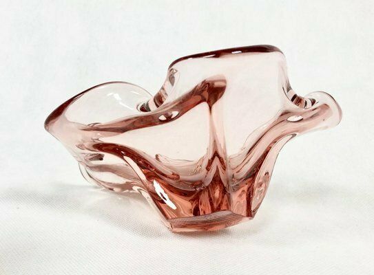 Art Glass Ashtray Attributed To Josef Hospodka For Chribska Sklarna, 1960s photo furniture