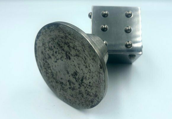 Art Deco Dice Paperweight, 1960s photo vintage